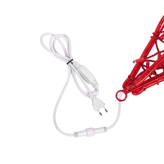 Светодиодная фигура Звезда 80 см, 160 светодиодов, с трубой и подвесом, цвет свечения красный NEON-NIGHT Светодиодная фигура Звезда 80 см, 160 светодиодов, с трубой и подвесом, цвет свечения красный NEON-NIGHT