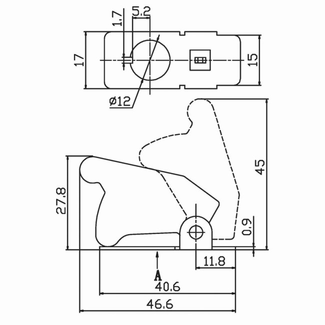 Защитная крышка для тумблеров типа KN и ASW хром (SAC-01) REXANT Защитная крышка для тумблеров типа KN и ASW хром (SAC-01) REXANT
