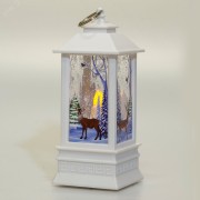 Светильник декоративный новогодний Сказочный лес, теплый белый, LED, h 20 см, 3*ААА, IP20