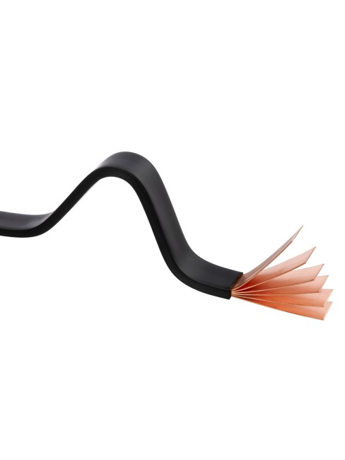 Шина медная гибкая изолированная ШМГ 6х(32х1), 2м, TDM Шина медная гибкая изолированная ШМГ 6х(32х1), 2м, TDM