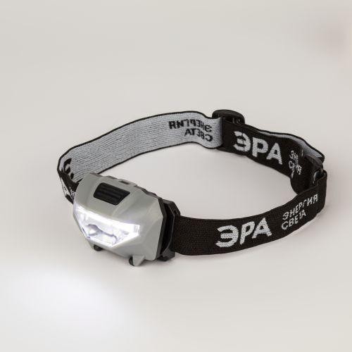 Фонарь светодиодный аккумуляторный налобный GA-505 "Блэкджек" 3Вт 3режима Li 500мАч IP54 Эра Б0057455 Фонарь светодиодный аккумуляторный налобный GA-505 "Блэкджек" 3Вт 3режима Li 500мАч IP54 Эра Б0057455