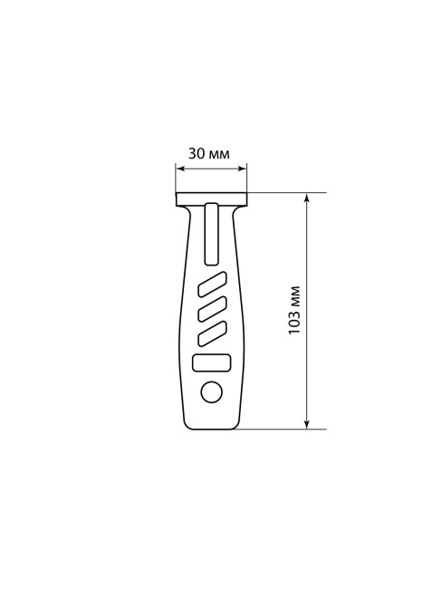 Рукоятка пластиковая для напильников 200 мм серии "Рубин" TDM Рукоятка пластиковая для напильников 200 мм серии "Рубин" TDM