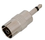 Переходник гнездо TV – штекер 3,5 мм mono REXANT Переходник гнездо TV – штекер 3,5 мм mono REXANT