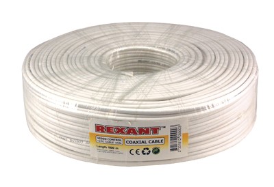 Кабель ККСВ-В+2х0,5 мм, 100 м, белый, REXANT