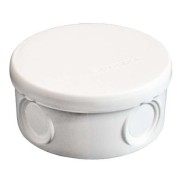 Коробка распределительная ОП d90х45мм IP54 4 выхода без гермовводов крышка защелкивающаяся бел. Epplast 145151 Коробка распределительная ОП d90х45мм IP54 4 выхода без гермовводов крышка защелкивающаяся бел. Epplast 145151