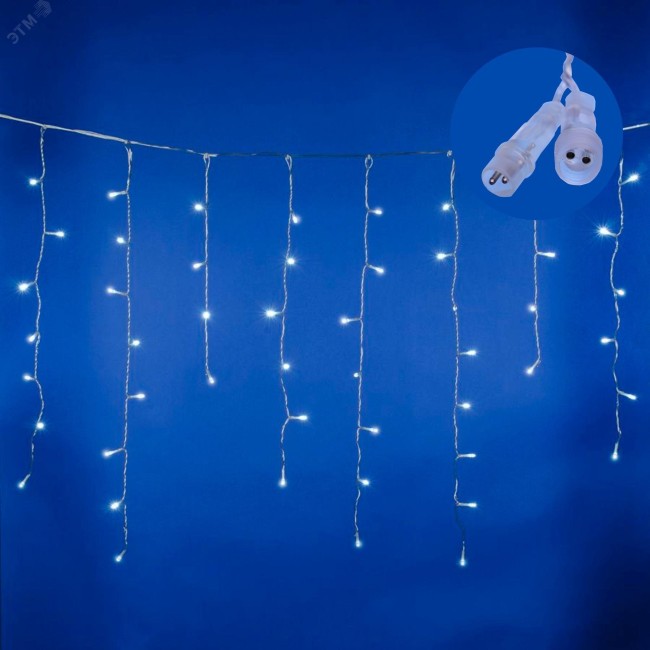 ULD-B2007-100/TTK WHITE IP44 Бахрома светодиодная с эффектом мерцания, 2м. Соединяемая. 100 светодиодов. Белый свет. Провод прозрачный. ТМ Uniel ULD-B2007-100/TTK WHITE IP44 Бахрома светодиодная с эффектом мерцания, 2м. Соединяемая. 100 светодиодов. Белый свет. Провод прозрачный. ТМ Uniel