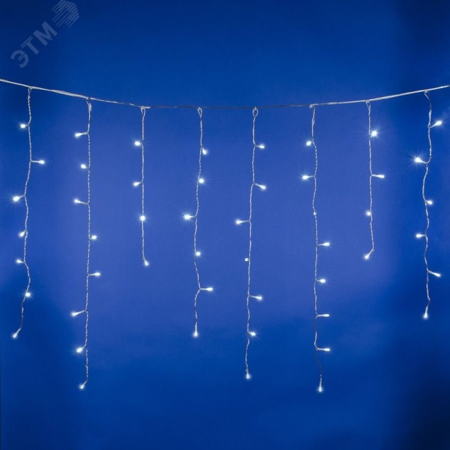 ULD-B2007-100/TTK WHITE IP44 Бахрома светодиодная с эффектом мерцания, 2м. Соединяемая. 100 светодиодов. Белый свет. Провод прозрачный. ТМ Uniel ULD-B2007-100/TTK WHITE IP44 Бахрома светодиодная с эффектом мерцания, 2м. Соединяемая. 100 светодиодов. Белый свет. Провод прозрачный. ТМ Uniel