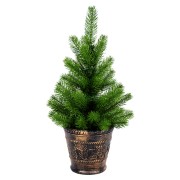 Елочка 45см в пластиковом горшке, Литая Елочка 45см в пластиковом горшке, Литая