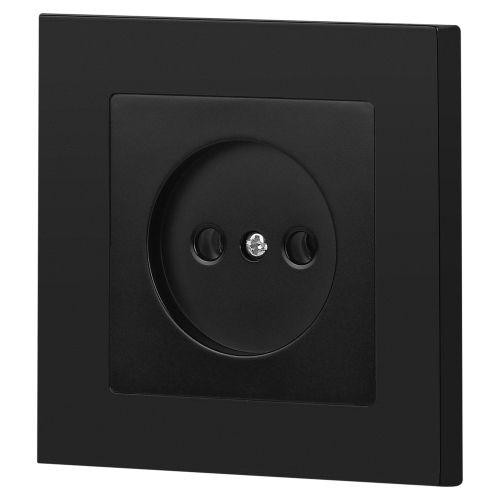 Розетка 1-м СП Accent 6-201-05 16А IP20 250В 2P антрацит Intro Б0063665 Розетка 1-м СП Accent 6-201-05 16А IP20 250В 2P антрацит Intro Б0063665