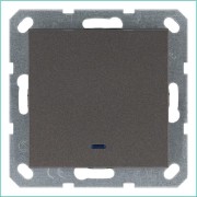 Выключатель 1-кл. 10А IP20 с подсветкой механизм мокко Jasmart G3011NZ