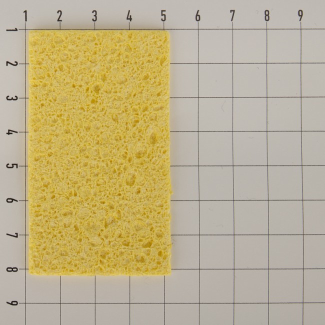 Губка для очистки паяльного жала 70x40 мм REXANT Губка для очистки паяльного жала 70x40 мм REXANT