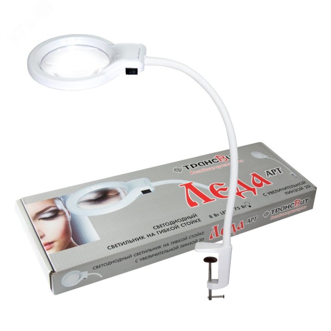 Светильник светодиодный Леда С20 арт (на струбцине,с увеличительной линзой 2или 9D) LED Светильник светодиодный Леда С20 арт (на струбцине,с увеличительной линзой 2или 9D) LED