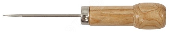 Шило, деревянная ручка 60/130 х 2.5 мм