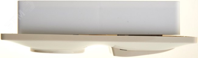 Блок: розетка + выключатель трехклавишный бежевый