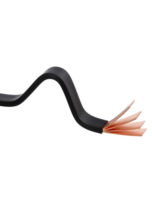 Шина медная гибкая изолированная ШМГ 8х(32х1), 2м, TDM Шина медная гибкая изолированная ШМГ 8х(32х1), 2м, TDM