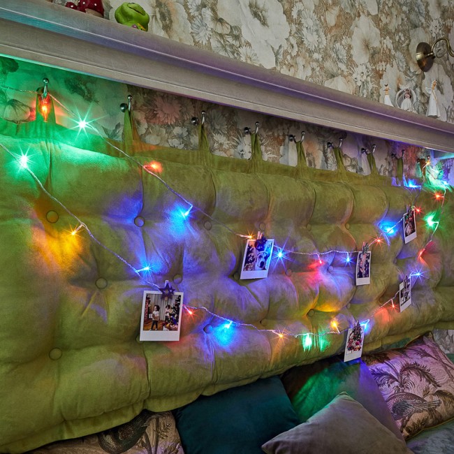 Гирлянда Твинкл Лайт 6 м, прозрачный ПВХ, 40 LED, цвет Мультиколор Гирлянда Твинкл Лайт 6 м, прозрачный ПВХ, 40 LED, цвет Мультиколор