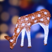 Акриловая светодиодная фигура Олень мама коричневая 82х116 см, 300 светодиодов IP65 понижающий трансформатор в комплекте, NEON-NIGHT Акриловая светодиодная фигура Олень мама коричневая 82х116 см, 300 светодиодов IP65 понижающий трансформатор в комплекте, NEON-NIGHT