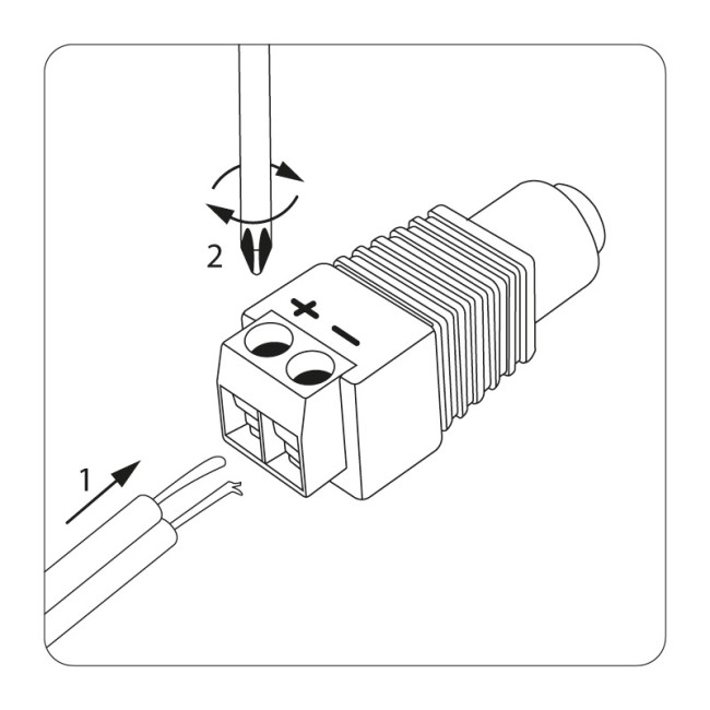 Разъем питания DC гнездо 2,1х5,5 с клеммной колодкой REXANT Разъем питания DC гнездо 2,1х5,5 с клеммной колодкой REXANT