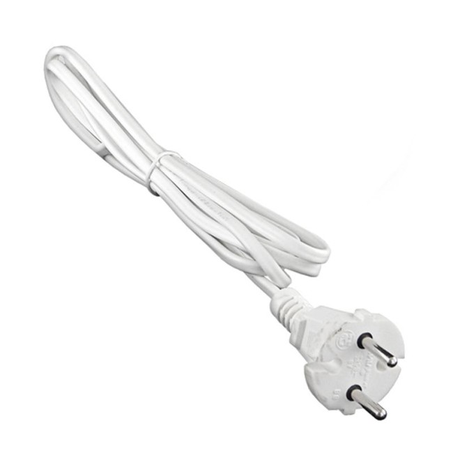 Шнур с электр. вилкой (ШВВП-ВП 2х0.75) 2.2м бел. UNIVersal 9632227 Шнур с электр. вилкой (ШВВП-ВП 2х0.75) 2.2м бел. UNIVersal 9632227