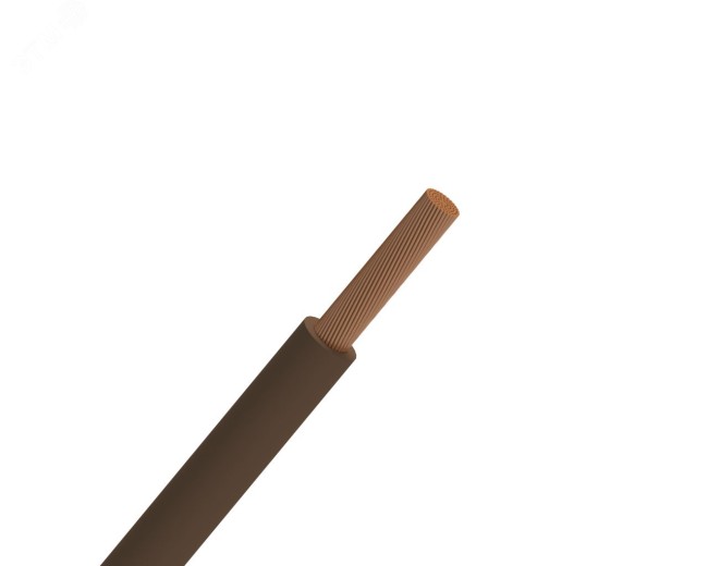 Провод силовой ПуГВнг(А)-LS 1х0,5коричневый ТРТС