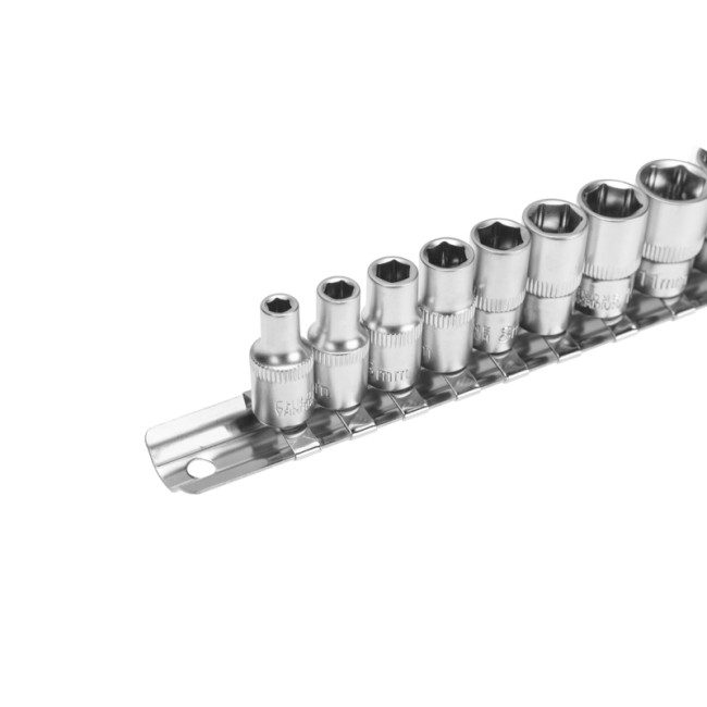 Набор торцевых головок 1/4, шестигранные, CrV, 10 шт., 4-13мм REXANT Набор торцевых головок 1/4, шестигранные, CrV, 10 шт., 4-13мм REXANT