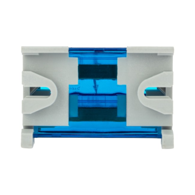 Шина на DIN-рейку в корпусе (кросс-модуль) 2х7 REXANT