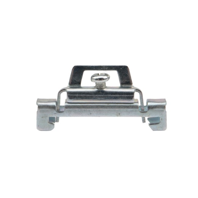 Ограничитель на DIN-рейку (металл) 1 винт (пакет 10 шт/уп) REXANT