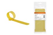Хомут-липучка ХЛ 16х310 мм желтый (20 шт) TDM