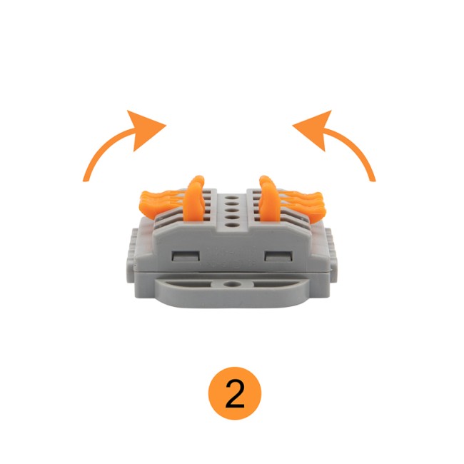 Клемма СМК 222-425P проходная 5 полюсов, с монтажной площадкой (0,08-4 мм²), серая (20 шт./уп.) REXANT Клемма СМК 222-425P проходная 5 полюсов, с монтажной площадкой (0,08-4 мм²), серая (20 шт./уп.) REXANT