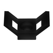 Площадка для крепления стяжки REXANT (ПС-2) 29x15 мм, черная, упаковка 100 шт.