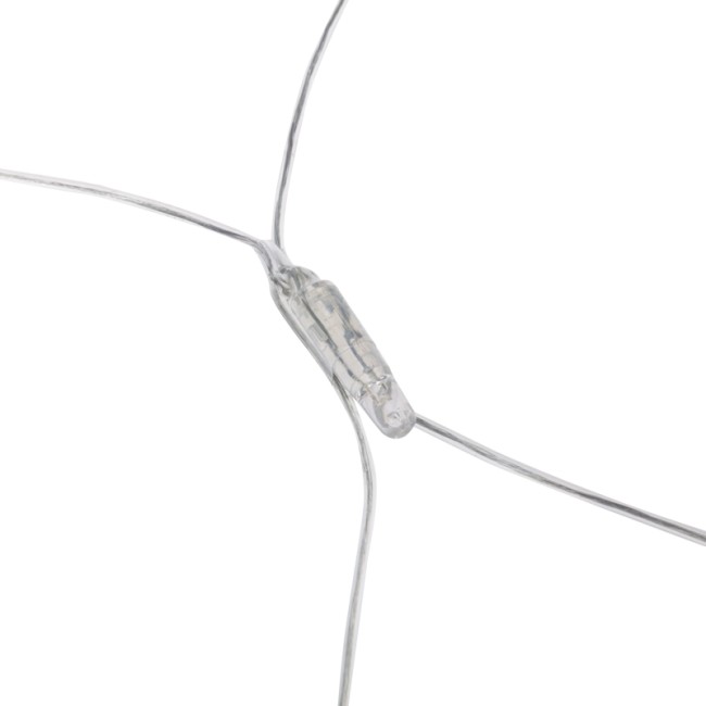 Гирлянда Сеть 2х2х1.5 м, свечение с динамикой, прозрачный ПВХ, 136 LED, 230 В, цвет свечения белый (контроллер в комлекте)