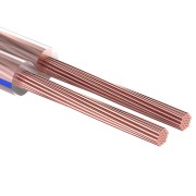 Кабель акустический 2х1,00мм², прозрачный BLUELINE, мини-бухта 10м REXANT Кабель акустический 2х1,00мм², прозрачный BLUELINE, мини-бухта 10м REXANT