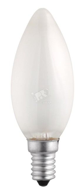 Лампа накаливания B35 240V 60W E14 frosted