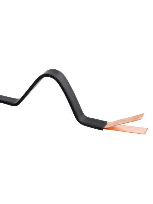 Шина медная гибкая изолированная ШМГ 2х(24х1), 2м, TDM Шина медная гибкая изолированная ШМГ 2х(24х1), 2м, TDM