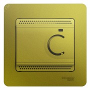 GLOSSA термостат электронный теплого пола с датч+5-+50°C10Aв сборе фисташковый GLOSSA термостат электронный теплого пола с датч+5-+50°C10Aв сборе фисташковый