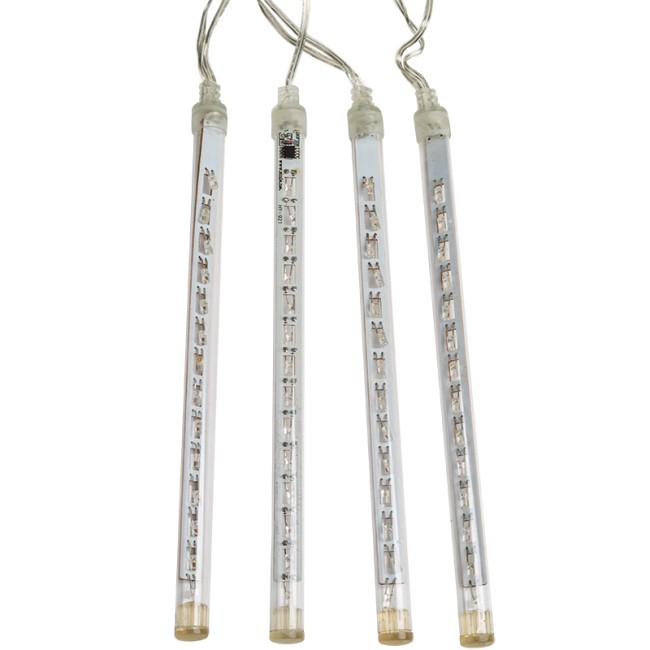 Гирлянда Тающие сосульки светодиодная, 4шт х 20см, шаг 50см, 230В (с трансформатором) белые светодиоды Гирлянда Тающие сосульки светодиодная, 4шт х 20см, шаг 50см, 230В (с трансформатором) белые светодиоды