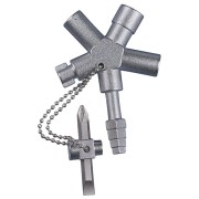 Ключ для распределительного шкафа HUPkey, с поворотной насадкой Ключ для распределительного шкафа HUPkey, с поворотной насадкой