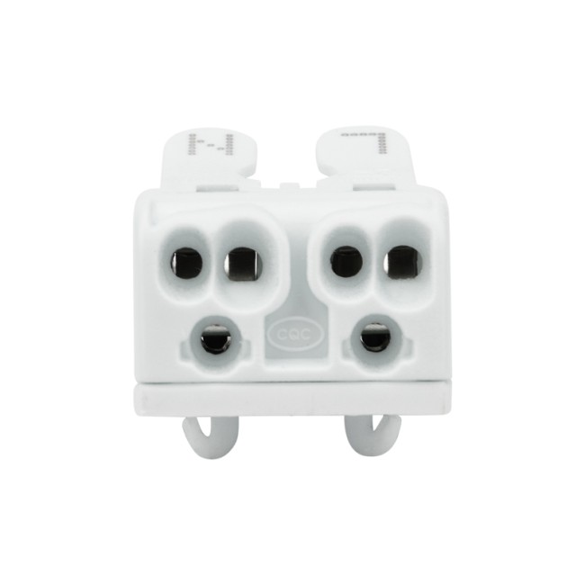 Клемма пружинная соединительная КСП 2-полюсная с монтажными ножками (100 шт./уп.) REXANT