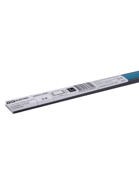 Алюминиевый профиль накладной черный 1506 (2 м), матовый рассеиватель, 2 заглушки, 3 крепежа TDM Алюминиевый профиль накладной черный 1506 (2 м), матовый рассеиватель, 2 заглушки, 3 крепежа TDM