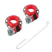 Цепи (браслеты) противоскольжения REXANT для легковых автомобилей, однорядные, к-т 2 шт. Цепи (браслеты) противоскольжения REXANT для легковых автомобилей, однорядные, к-т 2 шт.