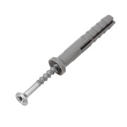 Дюбель-гвоздь потайной бортик, полипропилен 6х40 пакет (100 шт/уп) KRANZ 