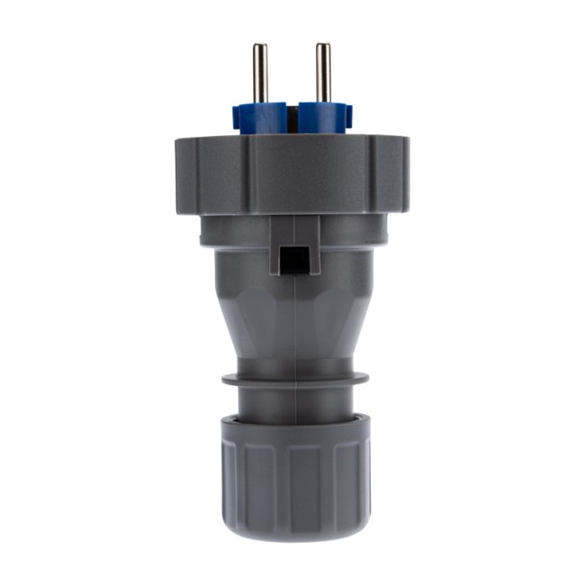 Вилка прямая влагозащищенная 2P+РE, 16 А, IP68 REXANT Вилка прямая влагозащищенная 2P+РE, 16 А, IP68 REXANT