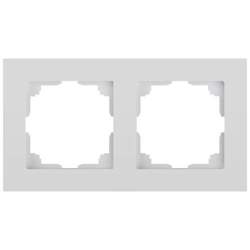 Рамка 2-м СП Accent 6-502-01 бел. Intro Б0063749 Рамка 2-м СП Accent 6-502-01 бел. Intro Б0063749