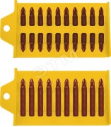 Биты односторонние сталь S2, РZ 2 х 25 мм 2 шт Биты односторонние сталь S2, РZ 2 х 25 мм 2 шт