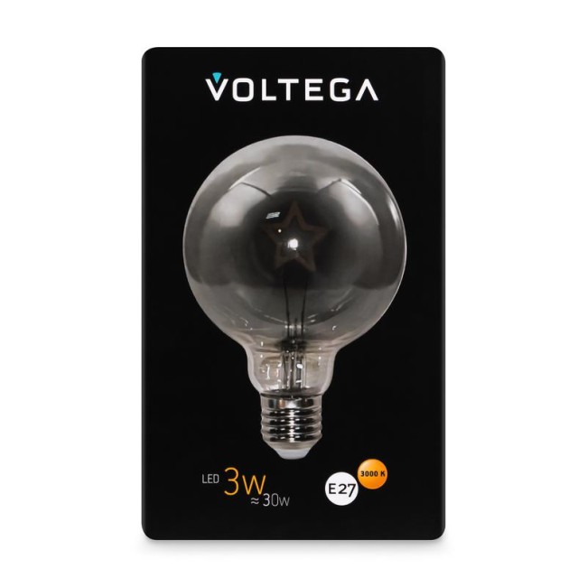 Лампа светодиодная Loft Led G95 3Вт 3000К E27 Voltega 8521 Лампа светодиодная Loft Led G95 3Вт 3000К E27 Voltega 8521