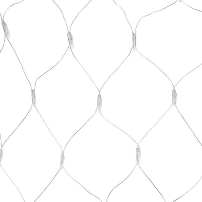 Гирлянда Сеть 2х2х1.5 м, свечение с динамикой, прозрачный ПВХ, 136 LED, 230 В, цвет свечения теплый белый (контроллер в комлекте)