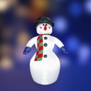 3D фигура надувная Снеговик, размер 6 м, компрессор 160 Вт с адаптером 12В, IP 65 NEON-NIGHT 3D фигура надувная Снеговик, размер 6 м, компрессор 160 Вт с адаптером 12В, IP 65 NEON-NIGHT