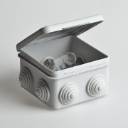 Коробка разветвительная 80х80x50 для открытой проводки Коробка разветвительная 80х80x50 для открытой проводки