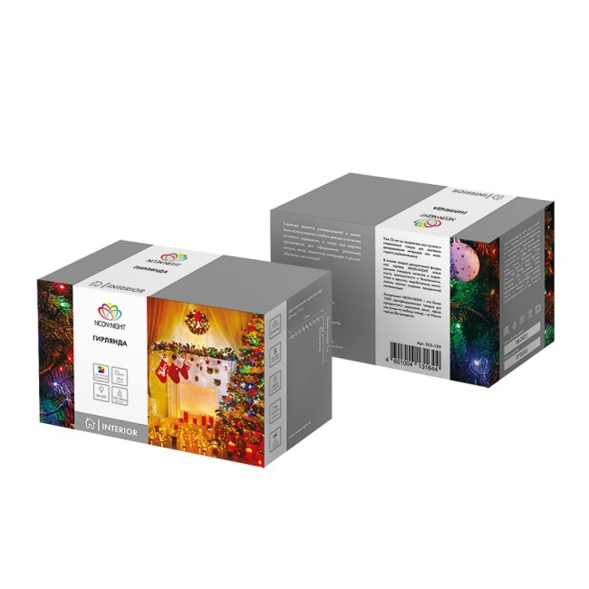 Гирлянда Твинкл Лайт 10 м, прозрачный ПВХ, 80 LED, цвет Мультиколор Гирлянда Твинкл Лайт 10 м, прозрачный ПВХ, 80 LED, цвет Мультиколор