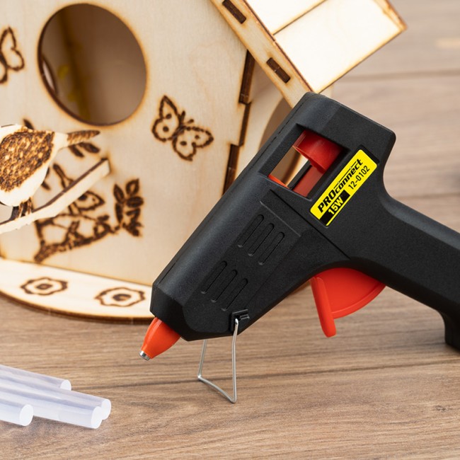 Пистолет клеевой, 15Вт, Ø7мм, блистер PROconnect Пистолет клеевой, 15Вт, Ø7мм, блистер PROconnect